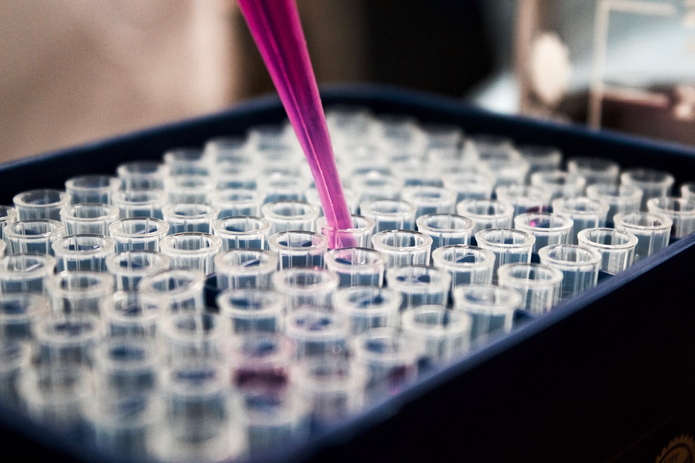 Microplate assay work representing assay development